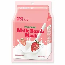 Маска для лица тканевая Milk Bomb Mask Strawberry 21 мл - G9SKIN