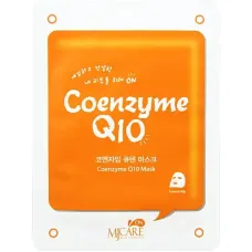 Маска тканевая для лица с коэнзимом MJ on Coenzyme Q10 mask pack 22 гр - Mijin