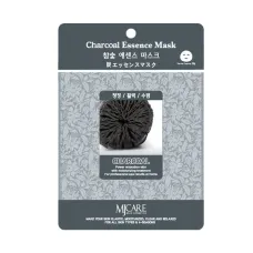 Маска тканевая для лица Древесный уголь Charcoal Essence Mask 23 гр - Mijin