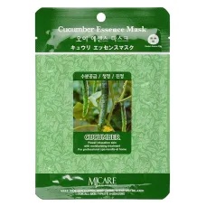 Маска тканевая для лица Огурец Cucumber Essence Mask 23 гр - Mijin