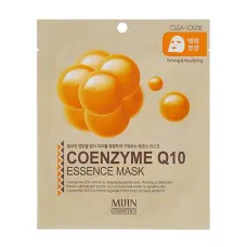 Тканевая маска для лица с коэнзимом Coenzyme Q10 Essence Mask 25 гр - Mijin