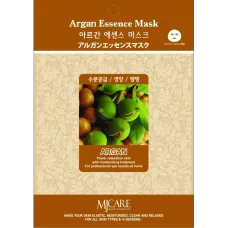 Маска тканевая для лица Аргана Argana Essence Mask 23 гр - Mijin