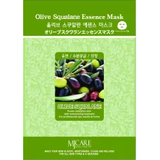Маска тканевая для лица Олива Olive Squalane Essence Mask 23 гр - Mijin