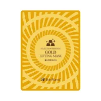 Маска тканевая для лица с золотом лифтинг-эффект Skin Planet GOLD LIFTING MASK 25 гр - Mijin