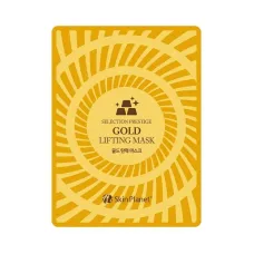 Маска тканевая для лица с золотом лифтинг-эффект Skin Planet GOLD LIFTING MASK 25 гр - Mijin