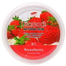 Питательный крем для лица и тела с экстрактом клубники Natural Skin Strawberry Nourishing Cream 100 гр - Deoproce