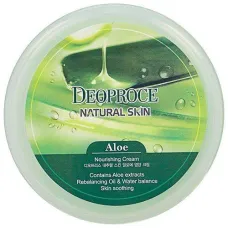Питательный крем для лица и тела с экстрактом алоэ Natural Skin Aloe Nourishing Cream 100 гр - Deoproce