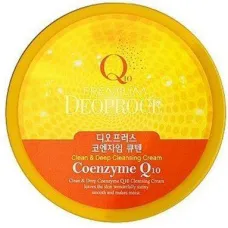Очищающий крем для лица с коэнзимом Q10 Premium Clean & Deep Coenzyme Q10 Cleansing Cream 300 гр - Deoproce