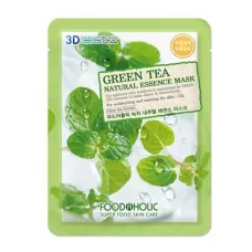 Маска тканевая 3D Mask Sheet Green Tea 23 мл - FoodaHolic