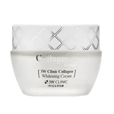 Крем для лица осветляющий Collagen Whitening Cream 60 гр - 3W Clinic