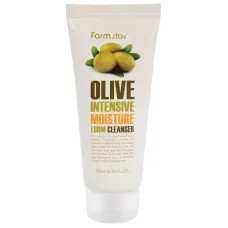 Пенка для умывания с экстрактом оливы Olive Intensive Moisture Foam Cleanser 100 мл FarmStay