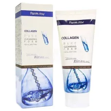 Пенка для умывания с коллагеном Collagen Pure Cleansing Foam 180 мл - FarmStay