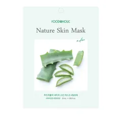Тканевая маска с экстрактом алоэ Aloe Nature Skin Mask 23 мл - FoodaHolic