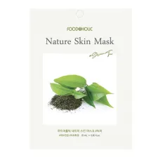 Тканевая маска с экстрактом зеленого чая Green Tea Nature Skin Mask 23 мл - FoodaHolic