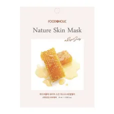 Тканевая маска c маточным молочком Royal Jelly Nature Skin Mask 23 мл - FoodaHolic
