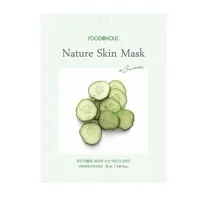 Тканевая маска с экстрактом огурца Cucumber Nature Skin Mask 23 мл - FoodaHolic