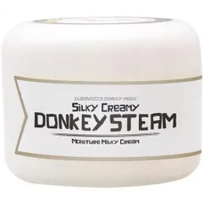 Паровой увлажняющий крем с молоком ослиц Silky Creamy Donkey Steam Moisture Milky Cream 100 мл - Elizavecca