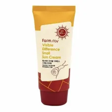Солнцезащитный крем с экстрактом улитки Visible Difference Snail Sun Cream SPF50+ PA+++ 70 гр - FarmStay