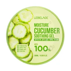 Гель для лица и тела с экстрактом огурца Moisture Cucumber 100% Soothing Gel 300 мл - Lebelage