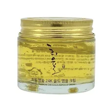 Крем для лица ампульный омолаживающий с экстрактом золота Heeyul Premium 24K Gold Ampoule Cream 70 мл - Lebelage