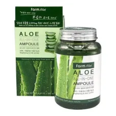 Сыворотка многофункциональная с экстрактом алое Aloe All-In-One Ampoule 250 мл - FarmStay