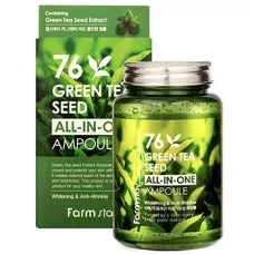 Сыворотка многофункциональная с зеленым чаем 76 Geen Tea Seed All-In-One Ampoule 250 мл - FarmStay