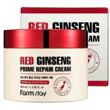 Восстанавливающий крем с экстрактом красного женьшеня Red Ginseng Prime Repair Cream 100 мл - FarmStay