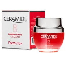 Укрепляющий крем для области вокруг глаз с керамидами Ceramide Firming Facial Eye Cream 50 мл - FarmStay