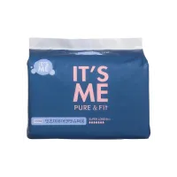Ночные гигиенические прокладки с крылышками 6 капель 6 шт Pure & Fit Pads Super Long Its Me