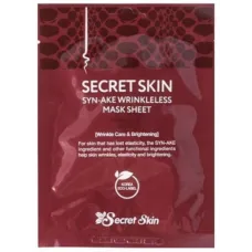Тканевая маска от морщин со змеиным пептидом Syn-Ake Wrinkleless Mask Sheet 20 гр - Secret Skin