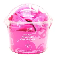Маска для лица с каламиновой пудрой Enjoy Mini Wash-off Pack НАБОР (200шт*3 гр) Ayoume