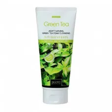 Пенка для умывания с экстрактом зеленого чая Natural Green Tea Foam Cleansing 180 мл - Jigott