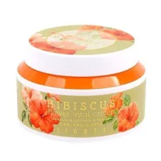Крем для лица с экстрактом гибискуса Hibiscus Flower Vital Cream 100 мл - Jigott