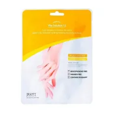 Увлажняющая маска для рук осветляющая с витамином В12 Vita Solution 12 Brightening Hand Care Pack - Jigott