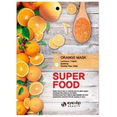 Маска на тканевой основе с экстрактом апельсина Super Food Orange Mask 23 мл - Eyenlip
