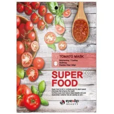 Маска на тканевой основе с экстрактом томата Super Food Tomato Mask 23 мл - Eyenlip