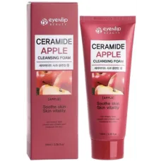 Пенка для умывания с экстрактом яблока Ceramide Apple Cleansing Foam 100 мл - Eyenlip
