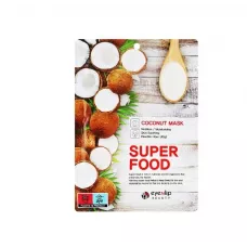 Маска на тканевой основе с экстрактом кокоса Super Food Mask # Coconut 23 мл - Eyenlip