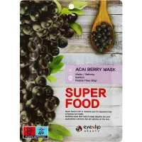 Маска на тканевой основе с экстрактом ягод асаи Super Food Mask # Acai Berry 23 мл - Eyenlip