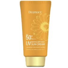 Мягкий ежедневный солнцезащитный крем UV Defence Soft Daily Sun Cream SPF50+ PA++++ 70 гр - Deoproce