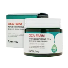 Восстанавливающий крем-бальзам с центеллой азиатской Cica Farm Active Conditioning Balm 80 мл - FarmStay