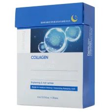 Маска увлажняющая ночная с коллагеном Collagen Water Full Moist Sleeping Mask 4 мл 20 шт FarmStay