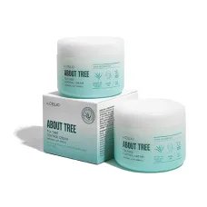 Крем для лица с чайным деревом About Tree Tea Tree Control Cream Whitening & Anti-Wrinkle 90 мл - Dr. Cellio