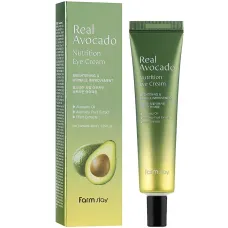 Крем питательный для области вокруг глаз с экстрактом авокадо Real Avocado Nutrition Eye Cream, 40 мл - FarmStay