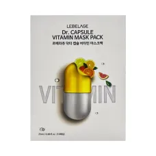 Маска для лица тканевая витаминная Dr. CAPSULE VITAMIN MASK PACK - Lebelage