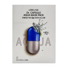 Маска для лица тканевая с гиалуроновой кислотой Dr. CAPSULE AQUAMASK PACK - Lebelage