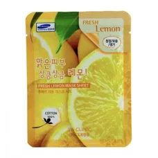 Маска тканевая с экстрактом лимона Fresh Lemon Mask Sheet 23 гр - 3W Clinic