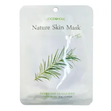 Тканевая маска с экстрактом чайного дерева Tea Tree Nature Skin Mask 23 мл - FoodaHolic