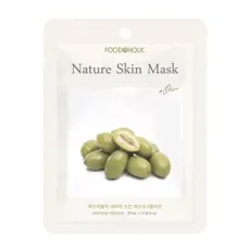 Тканевая маска с экстрактом оливы Olive Nature Skin Mask 23 мл - FoodaHolic