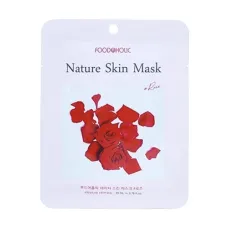 Тканевая маска с экстрактом розы Rose Nature Skin Mask - FoodaHolic